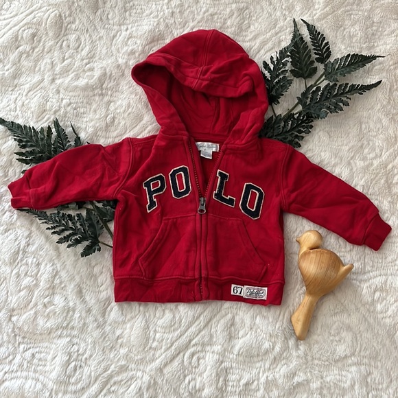 Ralph Lauren Other - Ralph Lauren Polo Zip-up Hoodie, size 6 months